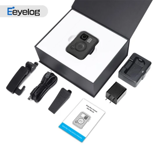 Eeyelog F1 Gravação de vídeo com um botão Digital portátil HD Câmera de visão noturna usada no corpo