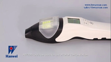 Bafômetro de análise rápida, testador de álcool no hálito policial (AT7000)